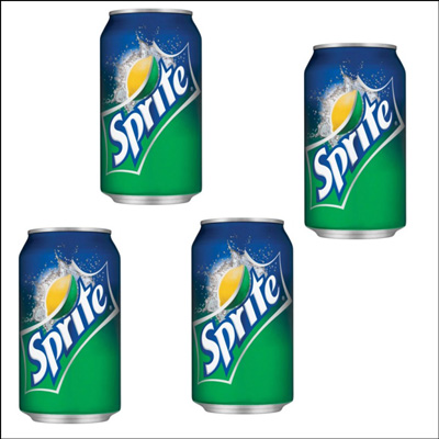 "Sprite 300 ml   - 4 Tins - Click here to View more details about this Product